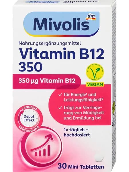 Mivolis Витамин B12 - 350, 30 шт., 6 г.