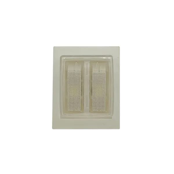 Выключатель двухклавишный, белый 15А/250V (Electrolux Royal)