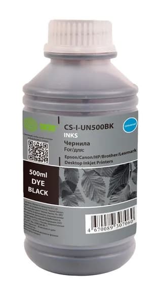 Чернила Cactus CS-I-Un500BK черный, флаконов: 1, объём 500мл, для HP/Lexmark/Canon/Epson/Brother