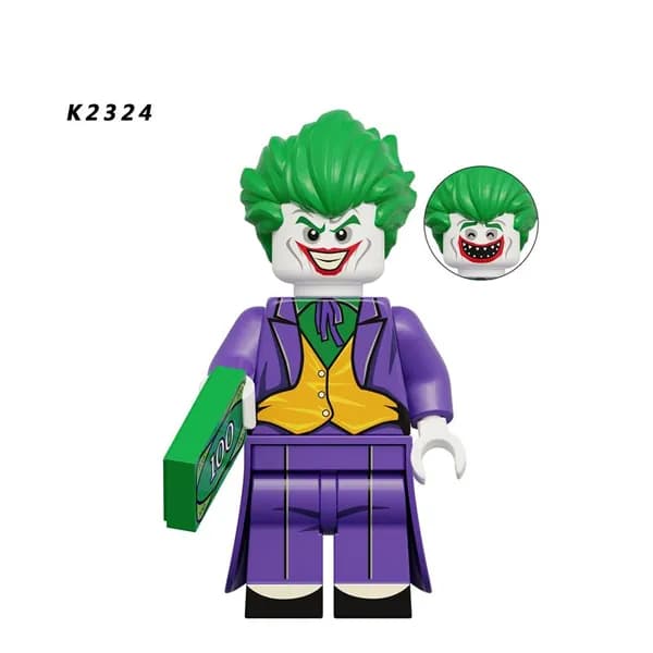 'Набор минифигурок /The DC Universe,Batman.Joker.Mechanical Super Man.Two-Face/ 4.5cm-пакет /KDL851