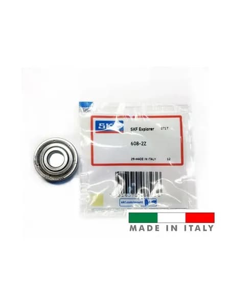Подшипник SKF 608-2Z (608 ZZ / 80018) размер 8*22*7 Италия, ABEC 9