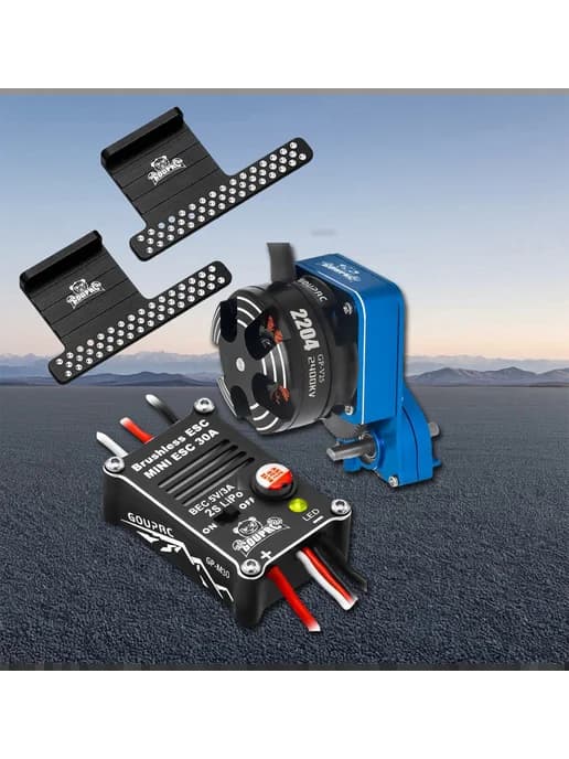 2204 2400KV бесщеточный мотор с трансмиссией и 30A ESC