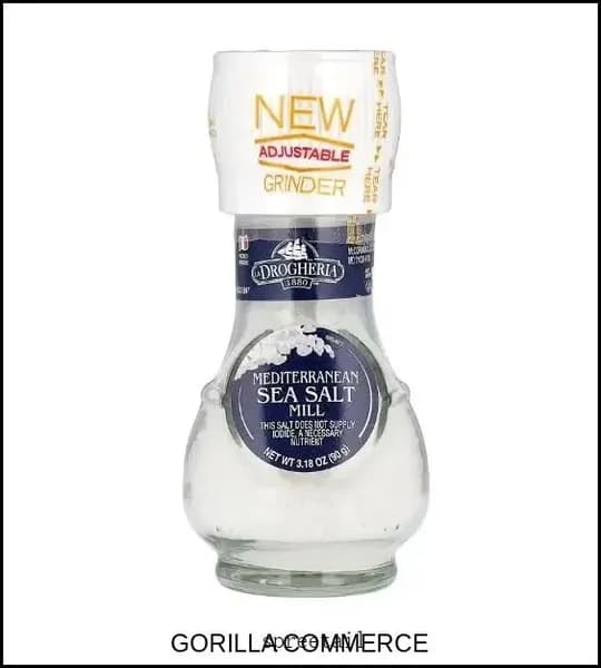Drogheria & Alimentari,Молотая соль Средиземного моря, 3,18 унции (90 грамм)