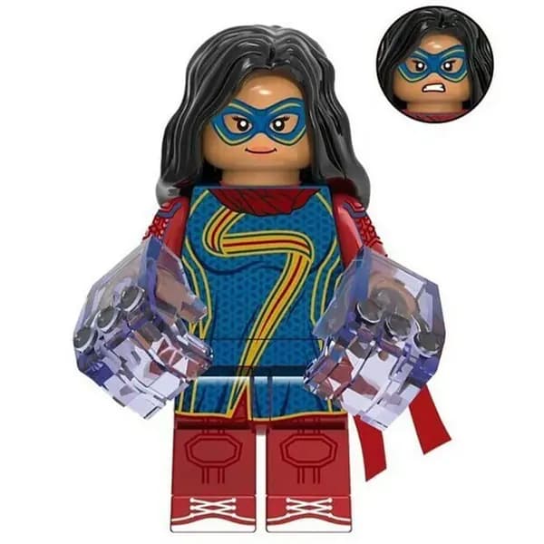 Минифигурка Marvel Мисс Марвел совместимая с Lego конструктор для мальчиков
