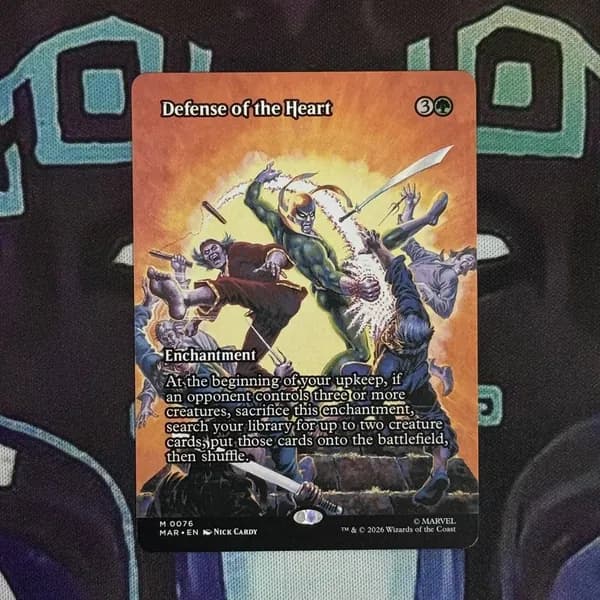 Кастомные прокси-карты высокого качества, MTG PROXY CARDS фойловые карты не, стандартный размер Defense of the Heart#76
