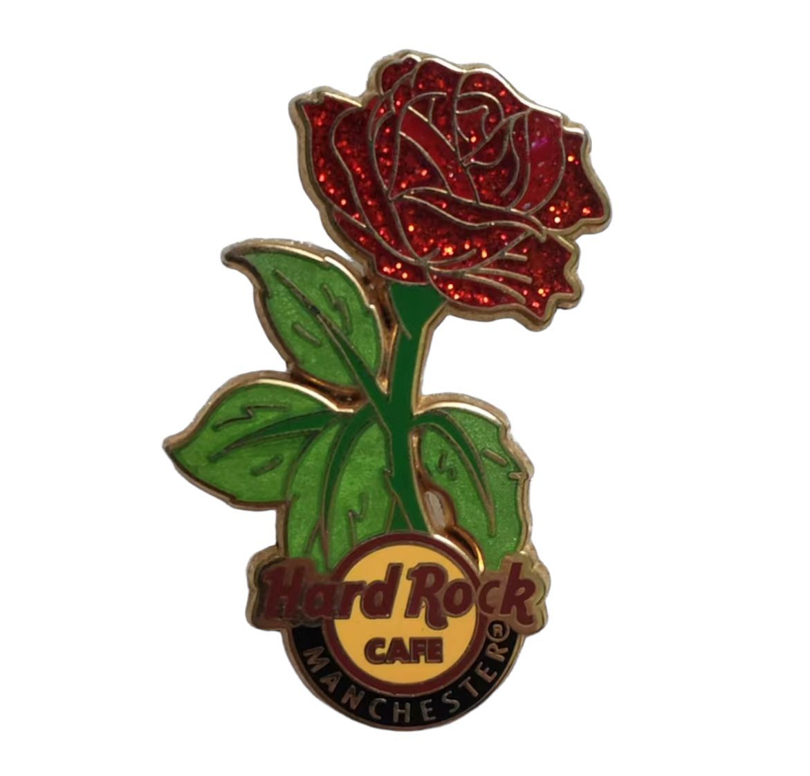 Значок Hard Rock Cafe Manchester 2016 Lancashire Rose