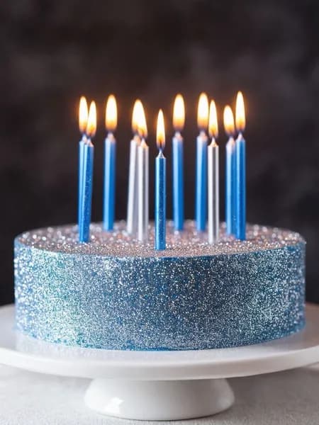 Свечи для торта, 8 см, 12 шт
