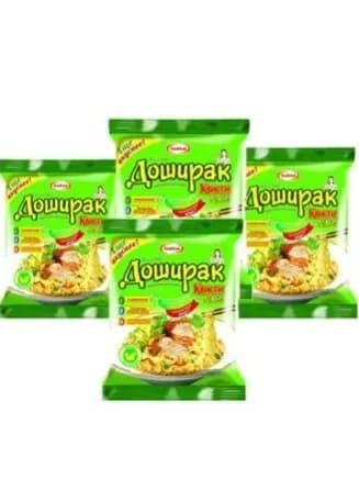 Лапша Доширак Квисти со вкусом курицы, 4шт по 70гр.
