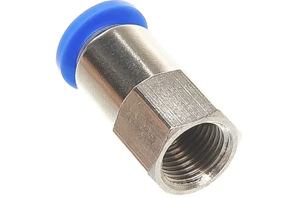 Фитинг RF-SPCF06-01 для пластиковых трубок 6мм с внутренней резьбой 1/8" ROCKFORCE