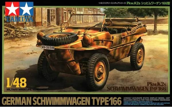 Сборная модель автомобиля Амфибия Schwimmwagen Type 166