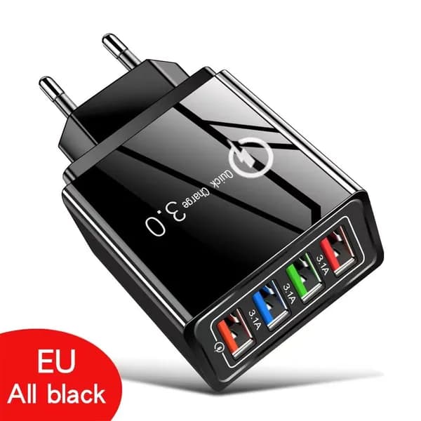 4USB мобильный телефон многопортовый зарядное устройство 5V2A адаптер питания
