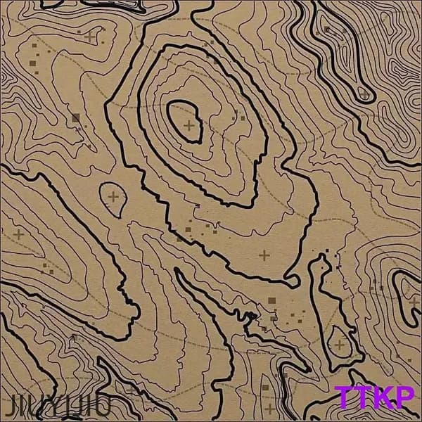Лист Kydex 300x300x1.5/2 мм, текстура Simple Terrain - для ножен и тактических аксессуаров (1 шт)