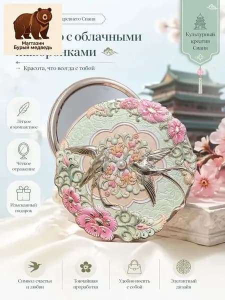 Зеркало гримерное, 1 шт