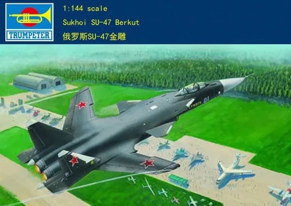 Trumpeter 01324 1/144 Сухой СУ-47 Беркут Модельный комплект Самолеты