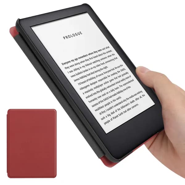 Чехол для Kindle Paperwhite 12 и Colorsoft Signature (7 дюймов), бархатный, винный