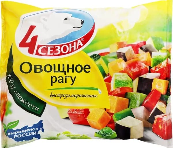 Смесь овощная 4 СЕЗОНА Овощное рагу, 400г - 5 шт.
