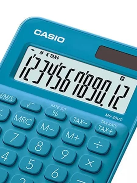 Настольный калькулятор MS-20UC-BU-W-EC