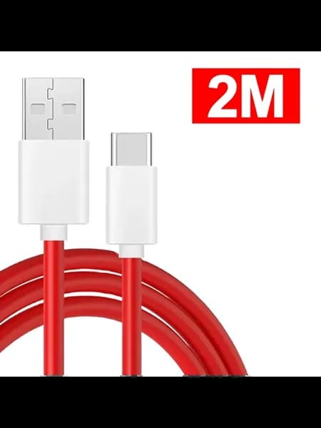 Кабель USB-C 2M, красный