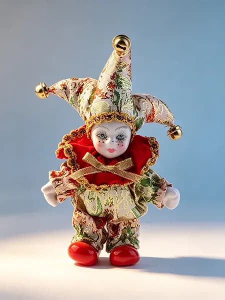 Фарфоровая кукла-треугольник 5 дюймов