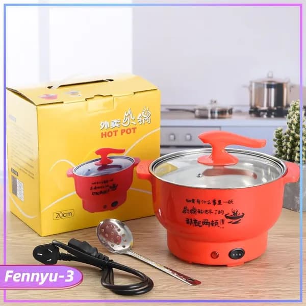 Пароварка электрическая 31132201242_FENN-3_D7M2D3, красный
