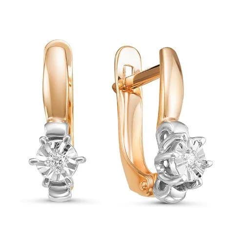 Серьги из золота с бриллиантами ЯХОНТ Золотой Арт. 233751