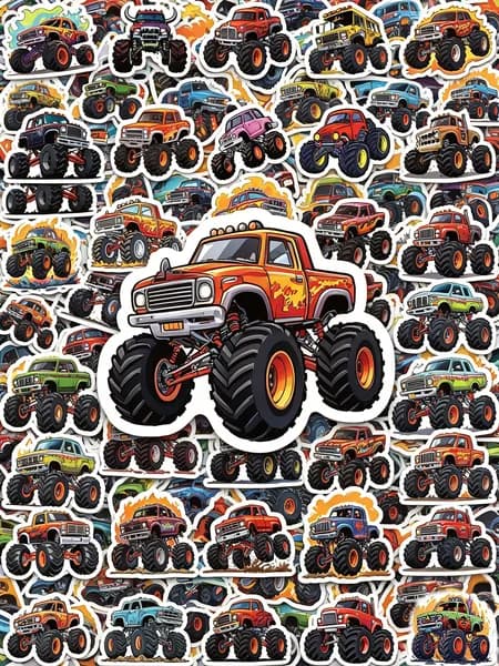 Наклейки, листов: 50