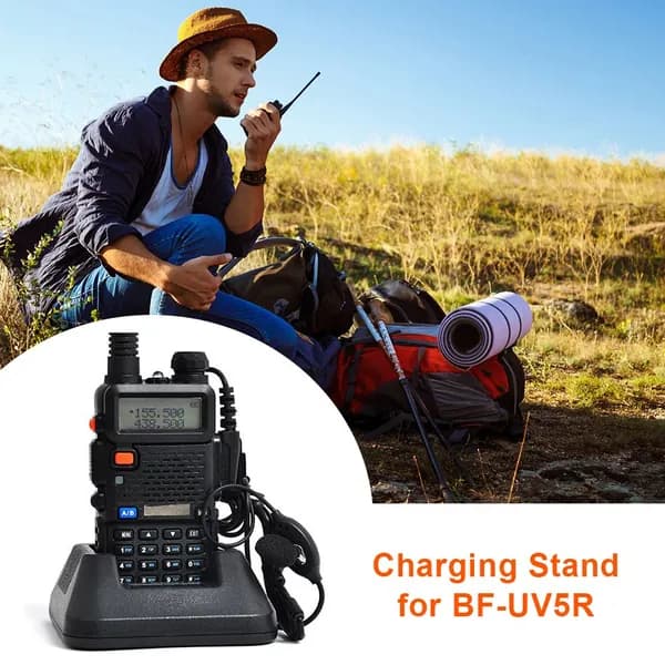 Зарядное устройство для рации Baofeng UV-5R с индикатором заряда