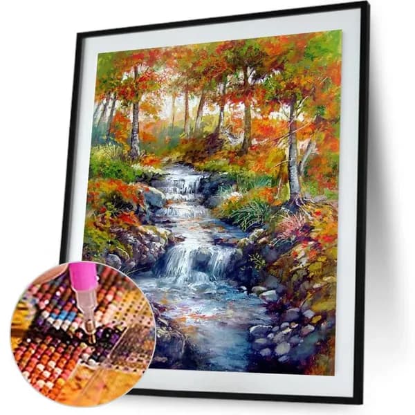 Диамантная картина Пейзаж Scenery-B863, 30 40 см, 5D DIY