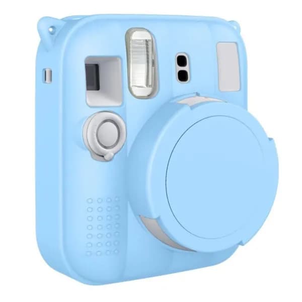 Силиконовый чехол для Fujifilm Instax Mini 13, мягкий, ударопрочный, голубой