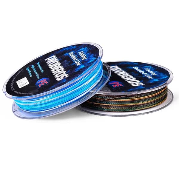 100м 4 Плетеная леска гладкая PE 10lb 15lb 20lb арповая леска Pesca