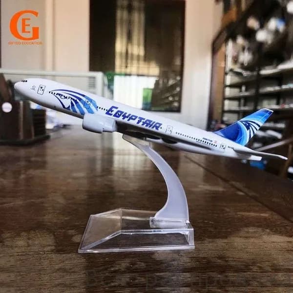 Металлическая Модель Самолета Боинг 777, Авиация Египта B777