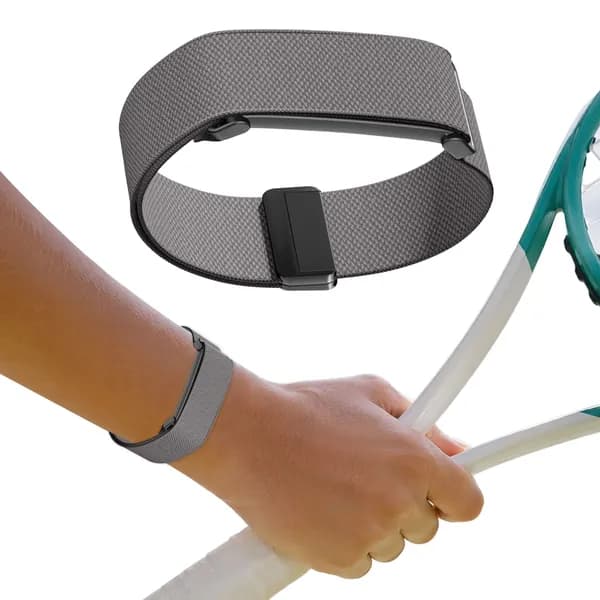 Нейлоновый ремешок для Google Fitbit Air с магнитной застёжкой, серый