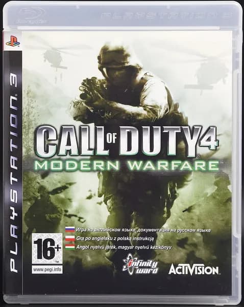 Игра Call of Duty 4: Modern Warfare PS3 ENG Русская документация