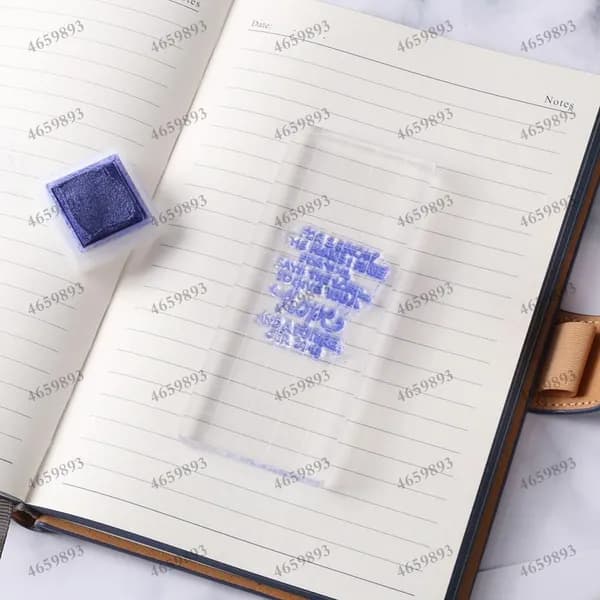 Прозрачный акриловый штамп-блок 5 12 см для скрапбукинга