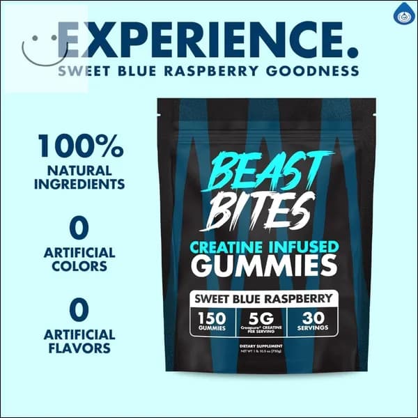 Креатиновые жевательные конфеты BEAST BITES 150 зерен