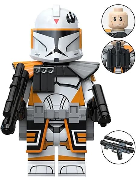 Минифигурка Star Wars Клон-трупер 212-го батальона, совместимая с Лего