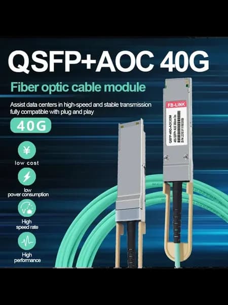 QSFP+ кабель 40G AOC 3M