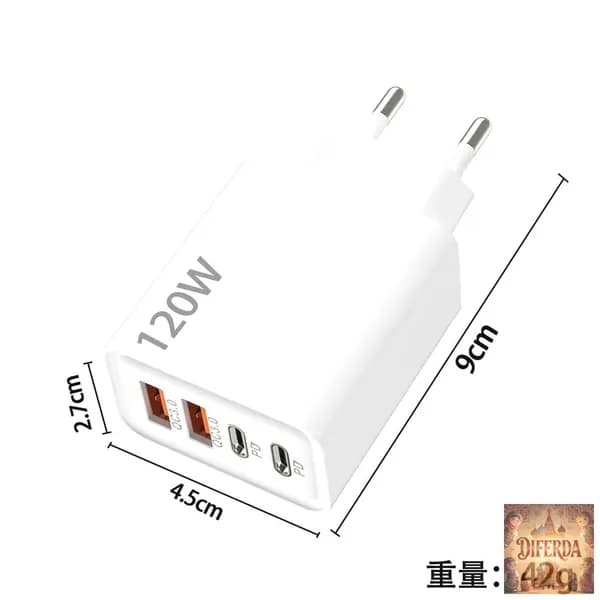 Устройство зарядное для телефона type c, адаптер питания usb