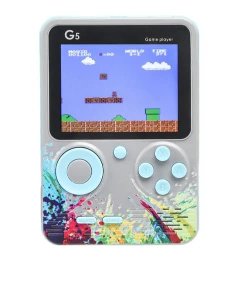 Игровая портативная приставка G-5, серая
