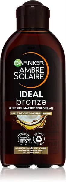Garnier Ambre Solaire Ideal Bronze - ухаживающее масло для загара SPF 2 / 200 ml