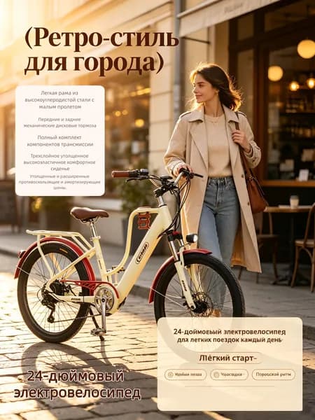 Электровелосипед, 200 Вт