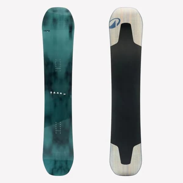 DECATHLON Сноуборд, Женский Dreamscape Park & Ride 500 All Mountain & Freestyle 152 см Серо-фиолетовый / Черный