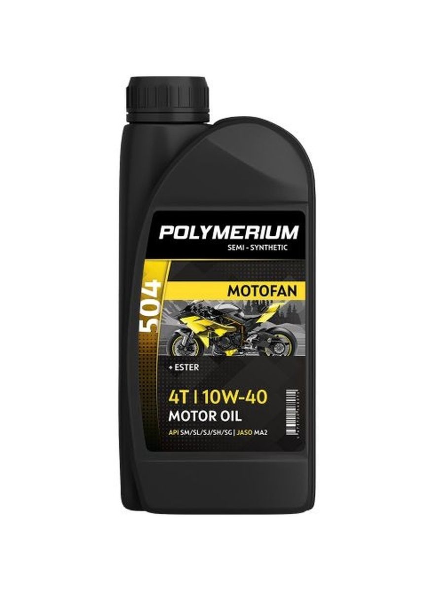 POLYMERIUM 10W-40 Масло моторное, Полусинтетическое, 1 л