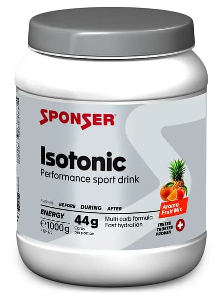 Sponser ИЗОТОНИК (1000г), вкус фруктовая смесь / Изотонический напиток (ISOTONIC)
