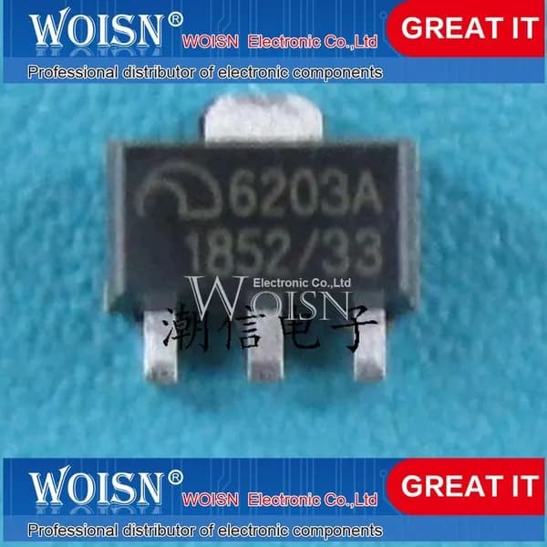 5шт 6203A-3.3 ME6203A33PG LDO Интегральная схема
