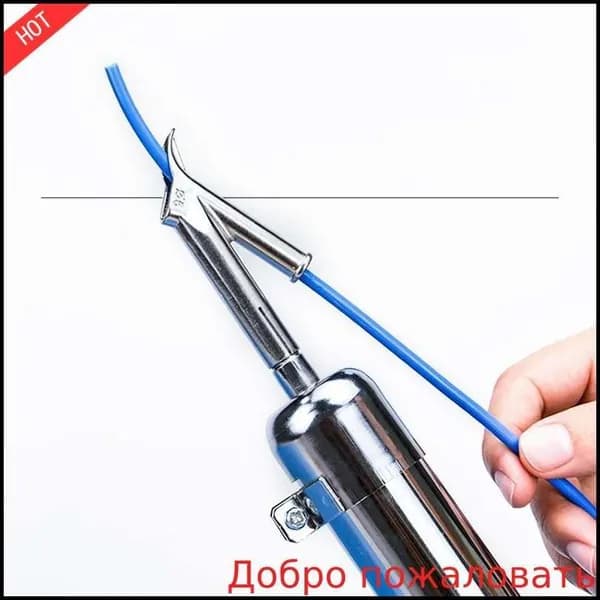 новая модельСварочная насадка на строительный фен для быстрой сварки и ремонта авто пластика PP ABS PE PVC PA ПВХ бампера / Для прутка от 5 до 7 мм