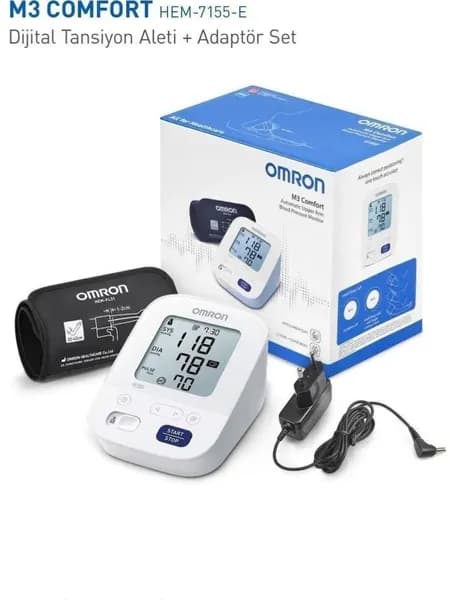 Тонометр Omron M3 Comfort HEM-7155-E, Монитор артериального давления