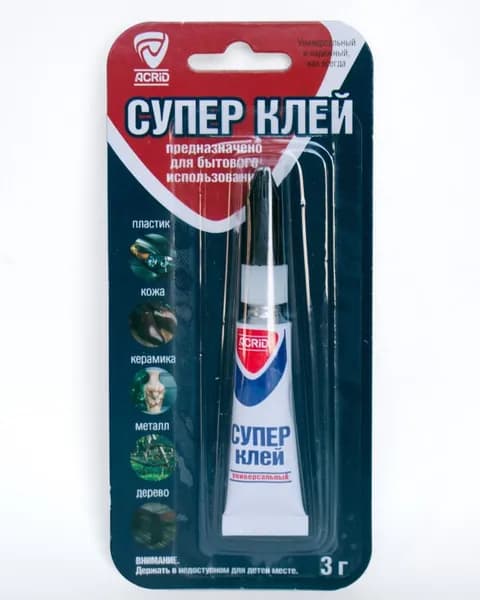 Цианакрилатный клей Акрид 3г