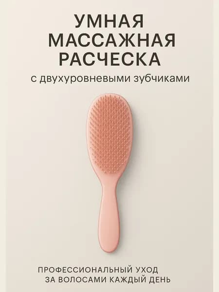 Умная массажная расческа для мокры, сухих, кудрявых и ломких волос