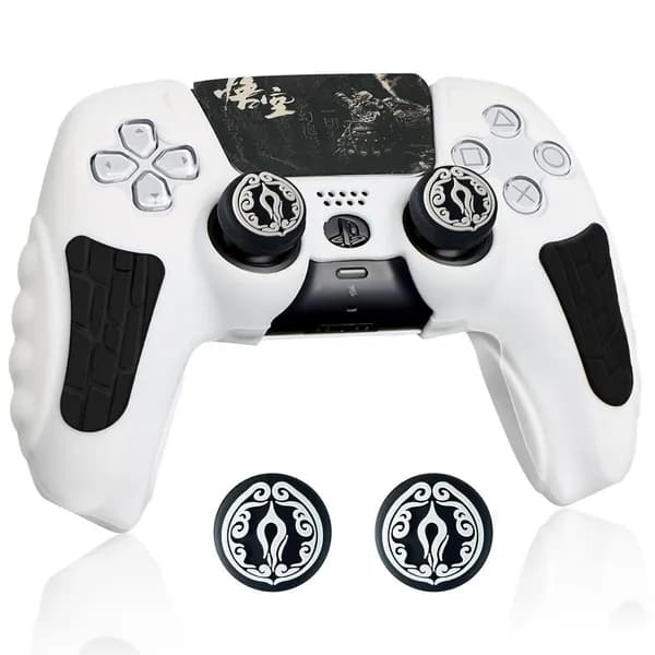 Cute Cat Claw PS5 Controller Skin - Нескользящий силиконовый защитный чехол для Play-Укун-Белый
